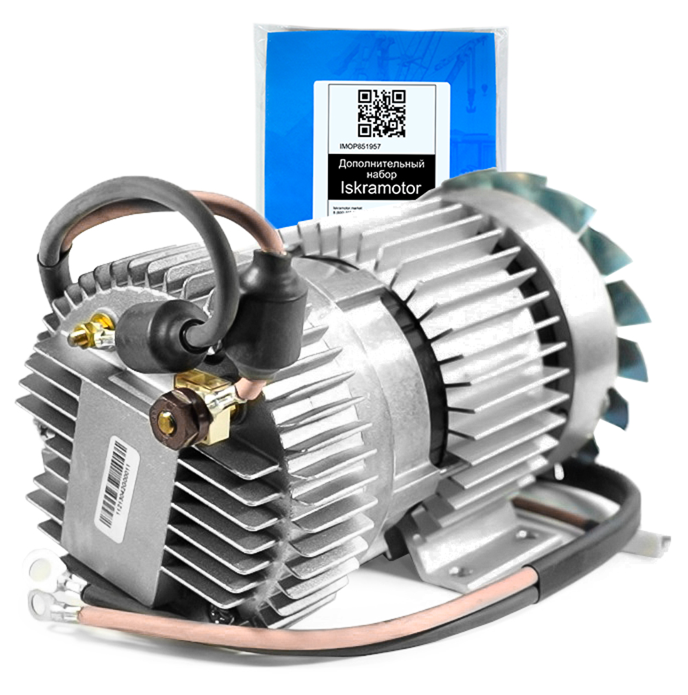 Электродвигатель 24V, 1.0kW, AMK6119, 11213186 для Webasto, Spheros, аналоги 1103308B, 1103308A, 9003895C, 9003895D